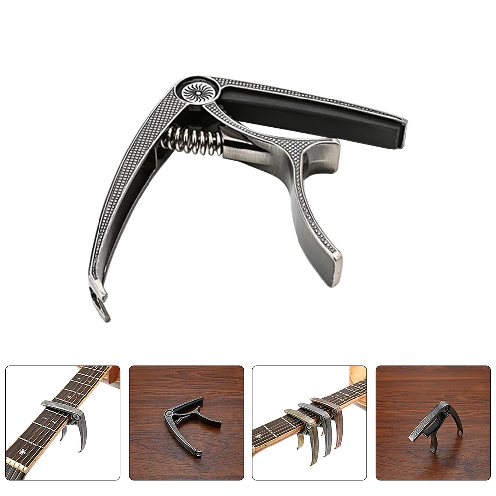 

Guitar Capo Guitar Clip Tone Modified Clamp Classical Guitar Exquisite Capo Metal Practical Clip Abs Tone Modified Clamp