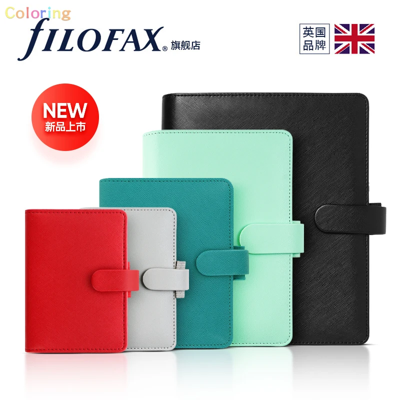 Filofax Saffiano A5 A6 A7 A8 Organizer, Sophisticated Classic Leather-look  Cover In Bright on Trend Colors. Simple Construction - AliExpress