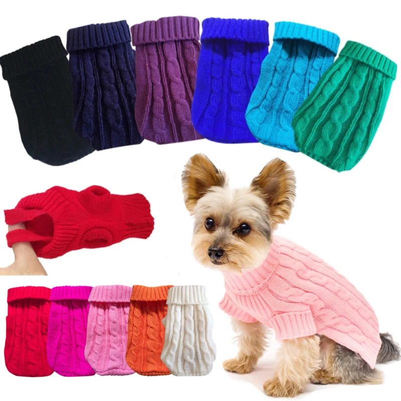 Pet Dog Sweaters Clothes For Small Dogs Cats Dog Clothes Pet Sweater