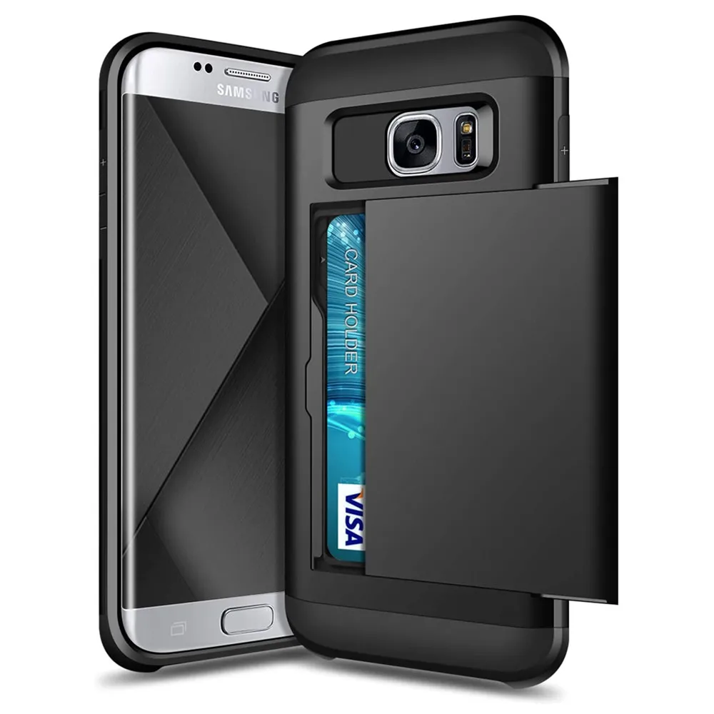 case for samsung galaxy s7 edge s7edge s 7 edge G930 G935F s7 case Protective Card Holder ID Slot Cover - AliExpress