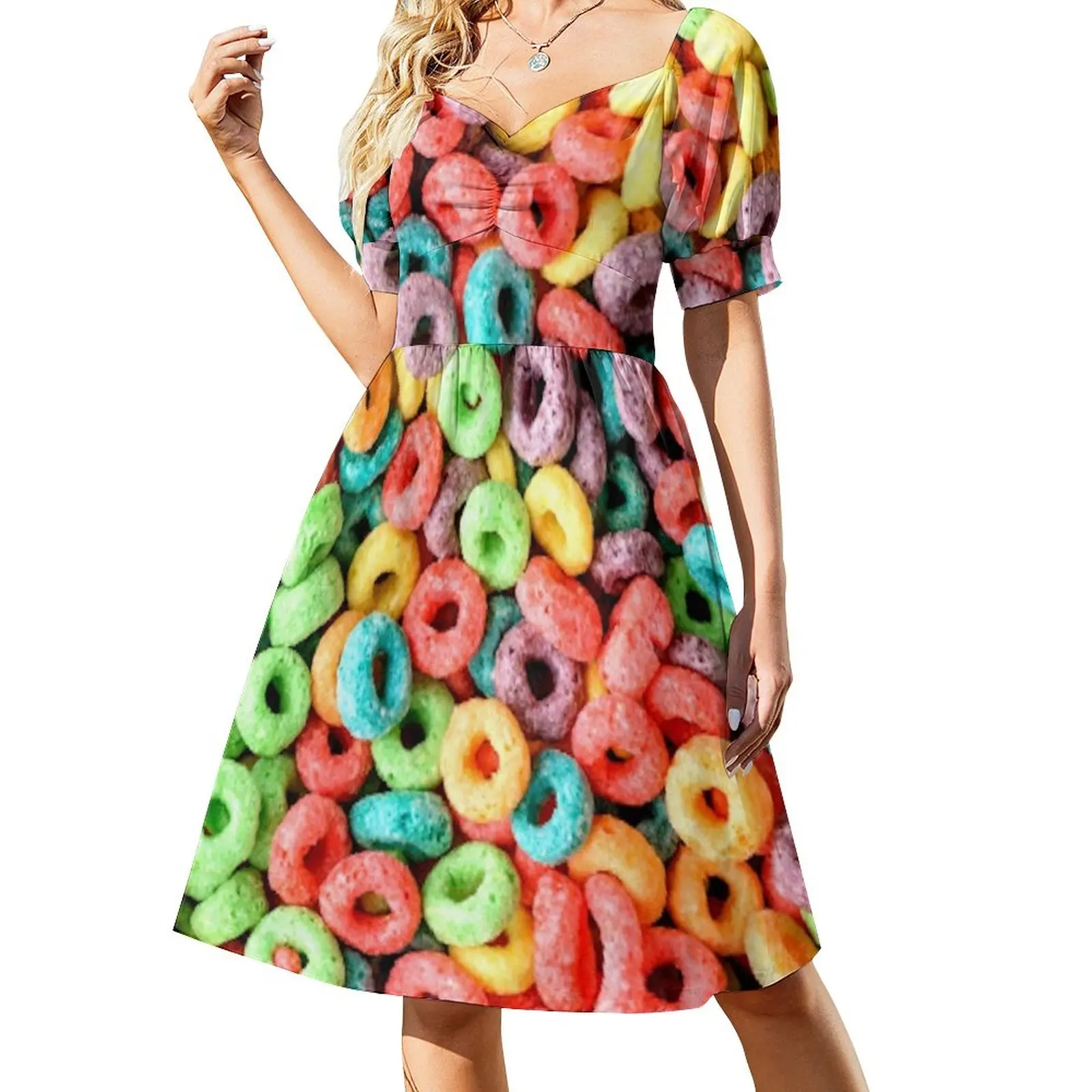 

Fruit Loops! Sleeveless Dress Dresses chic and elegant woman dress summer dress women 2024