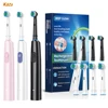 Smart Electric Toothbrush Rechargeable Rotary Tooth Brush for Adults Deep Teeth Cleaning with 8 Soft Brush Heads Oral Care 1