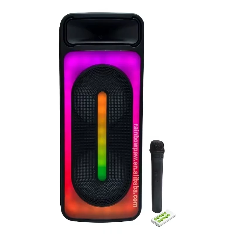 Kts-1762 bt wireless portable outdoor speaker dual inch with