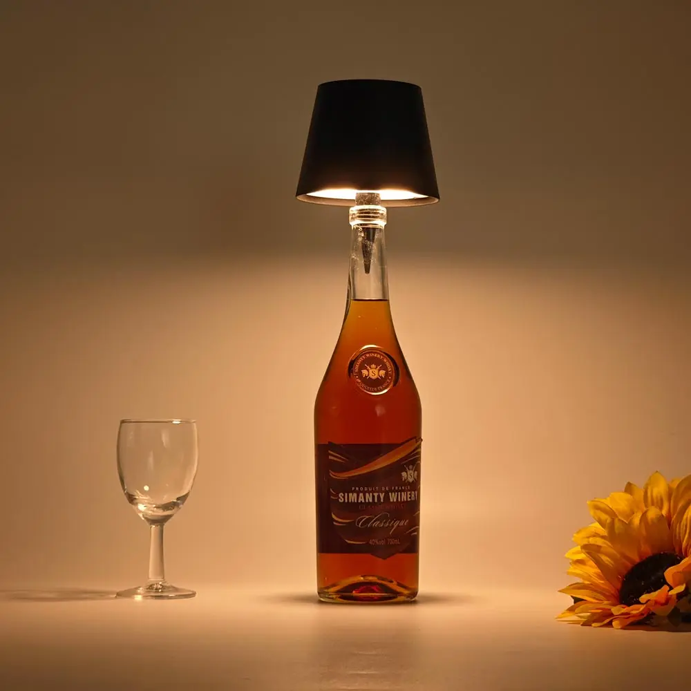 Wireless Bottle Lamp , Touch Control of 3 Colors and Stepless Dimming, Suitable for Wine Bottles, An Alternative to Wine Corks 2
