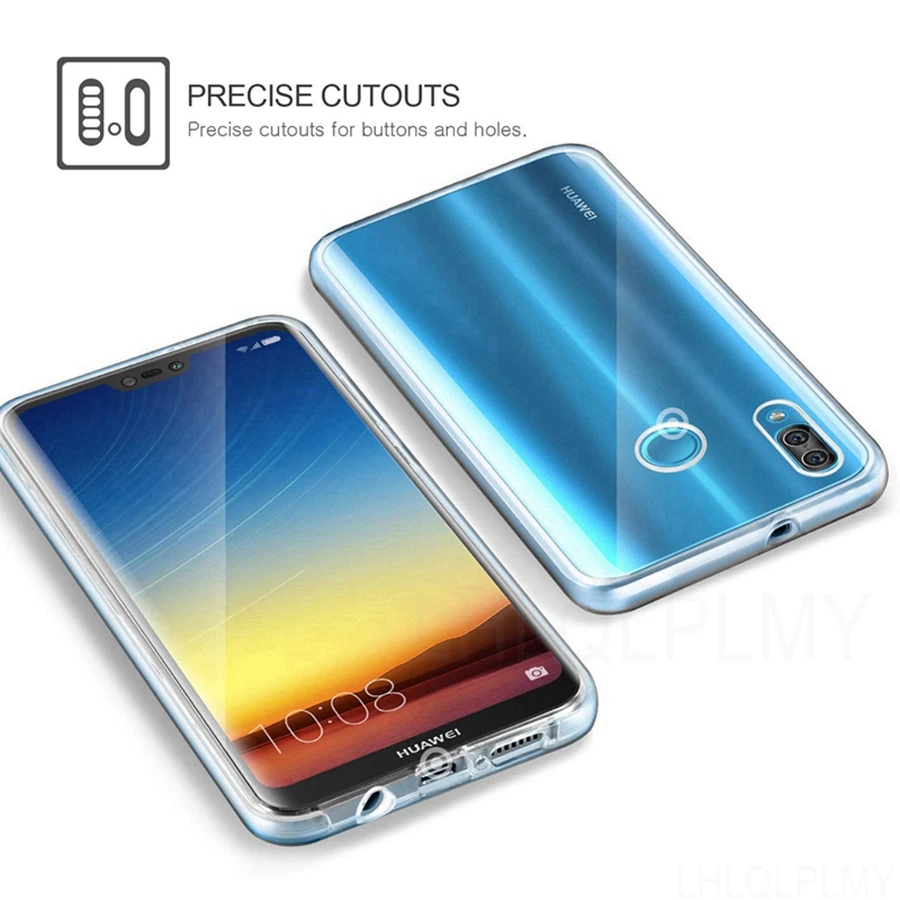 Double Sided Clear Protective Phone Case with 360° Coverage