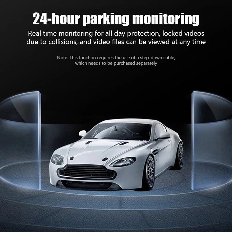 HD Car Dash Cam with Night Vision and Parking Monitor