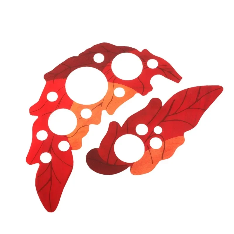 

41 Inch Acoustic Guitar Pickguard Red PVC Grape Leaf Pick Guard Sticker Scratch Plate Folk Guitar Accessories & Parts Guitar
