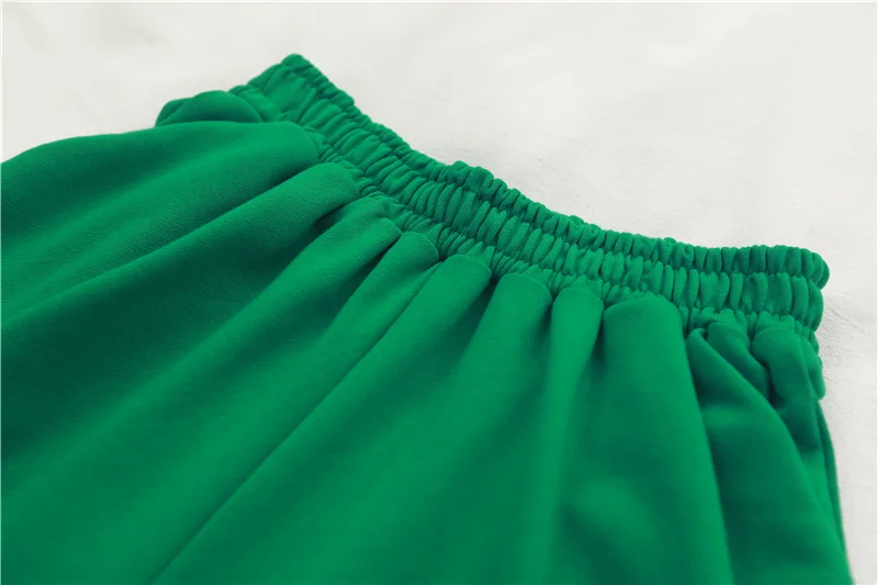 Sold Separately Womens Tracksuits 3 Piece Oversized Sweatshirt Sweatpant Sporting Shorts Sweat 3 Piece Outfit Solid Color Sets