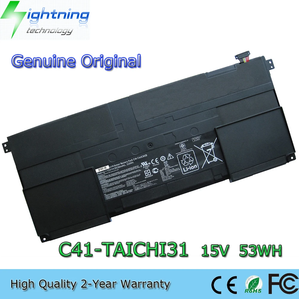 

New Genuine Original C41-TAICHI31 15V 53Wh Laptop Battery for ASUS Taichi 31 31-CX003H Convertible Ultrabook
