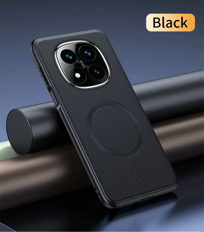 Magnetic Leather Shield Cover - High Quality Anti-Fingerprint Non-Slip Protection