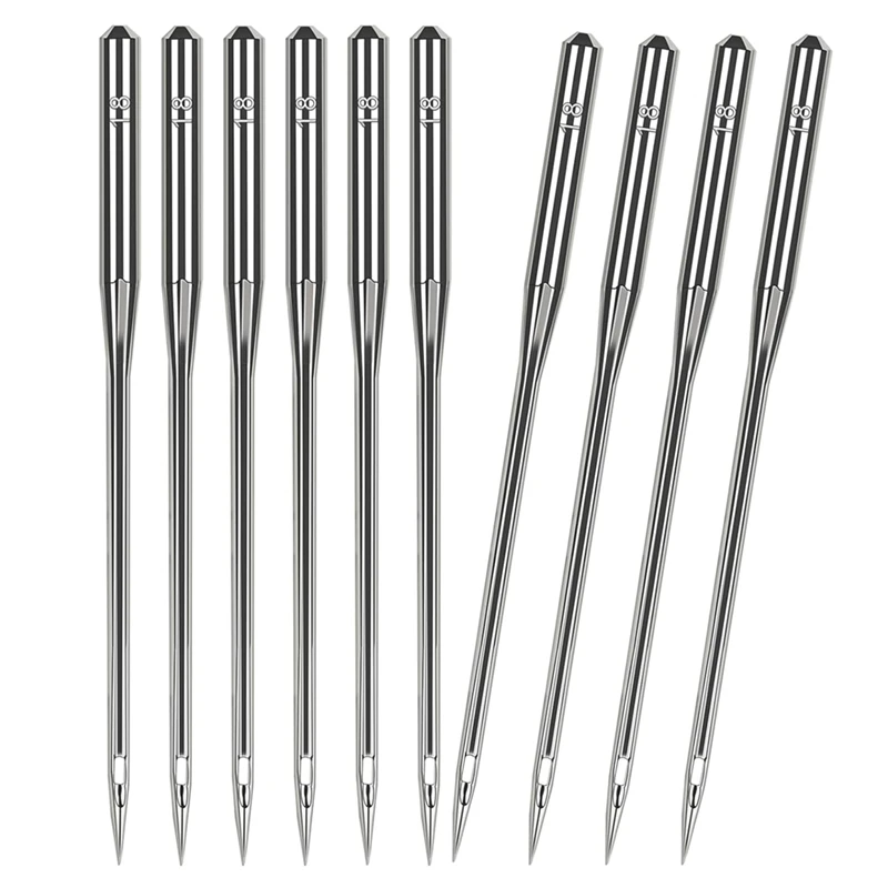 50 Pcs Universal Size 110/18 Heavy Duty Sewing Machine Needles, Quliting Sewing Machine Needles For Home