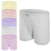 Girls Safety Panties Kids Cotton Children Underwear Children's Briefs Child Beach Short Solid Color Underpants For 2-11 Years 1