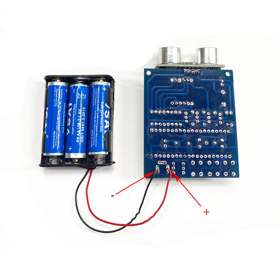 Kit Saldatura Telemetro A Ultrasuoni HC-SR04 Con LED E Allarme – Fai Da Te Per Scuola E Hobby