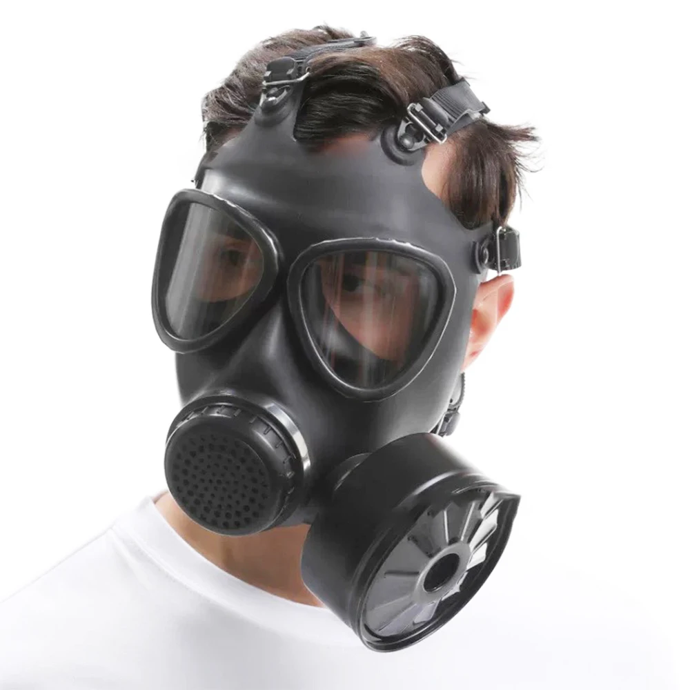 Gas Mask Gas Mask Filter Respirator Filter Face Respirator Gas Respirator Half Face Respirator Mask MF14 Type Full Face Classic Chemical Respirator Filter 87 Self-Priming Stimulation Nuclear Pollution Protection