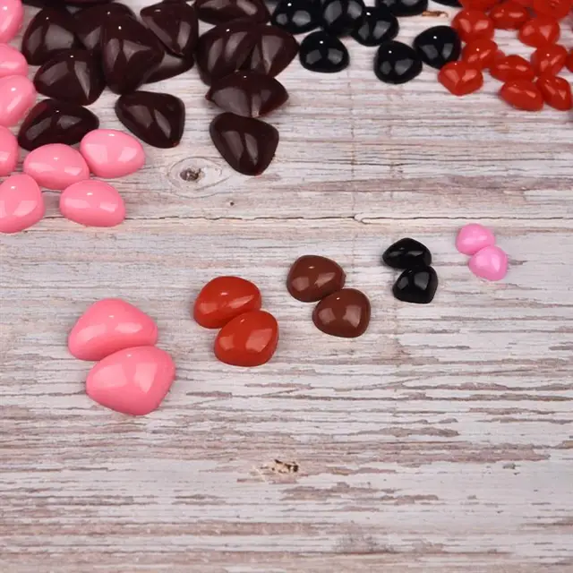 100 Nasi Di Sicurezza Per Peluche - Nasi In Plastica Neri Con Rondelle, Per Bambole E Animali Fai Da Te - Foto 10