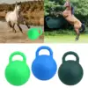 Equine Play Ball Anti Burst 25cm Horse Dogs Soccer Ball Herding with Handle 4