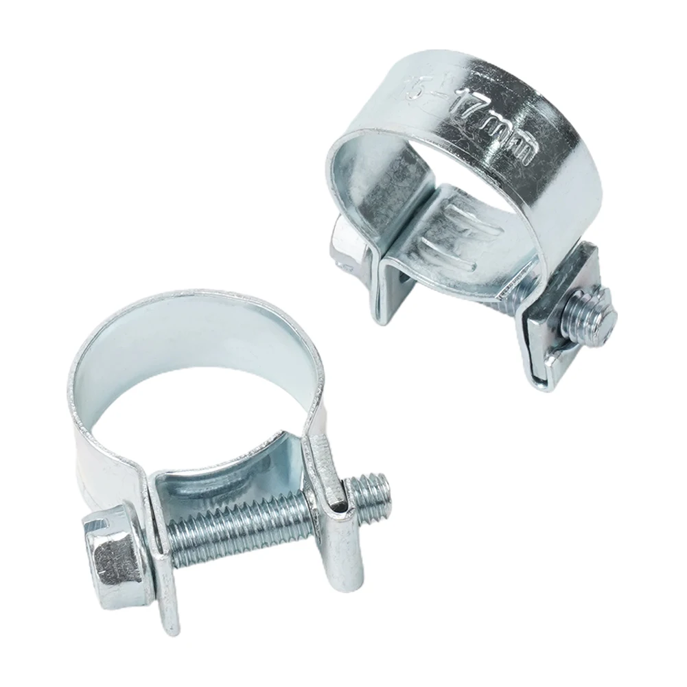 10pcs/pack Hose Clips Fuel Line Kit Small Fuel Line Hose Clips Clamp Diesel Petrol Pipe Coolant Radiator Water Pipe Clamp
