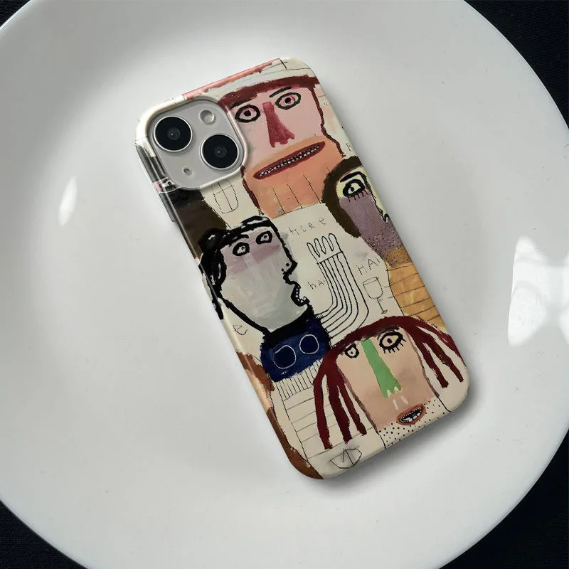 الأصلي مجردة الكتابة على الجدران الفن جراب هاتف آي...