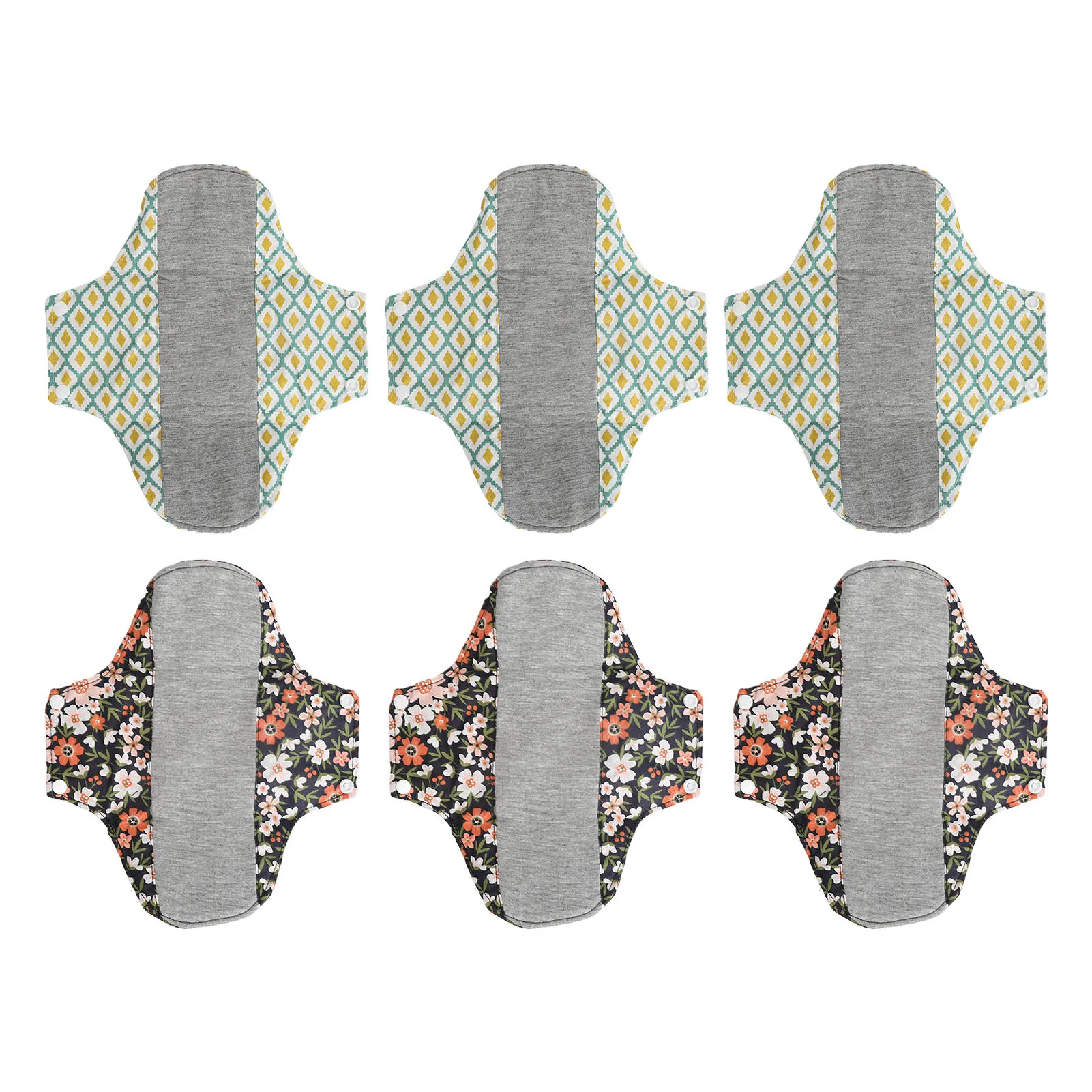 

Washable Cloth Menstrual Pads Women Menstrual Pads Strong Water Absorption Graphene Washable Reusable Sanitary Pads
