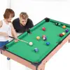 Office Adults Pool Table Set Billiard Rod Balls Desk Assorted Kit 5
