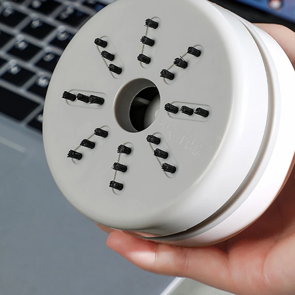 

Table Vacuum Cleaning USB Rechargeable Pencil Shavings Sweeper with Brush Handheld Tabletop Dust Removal School