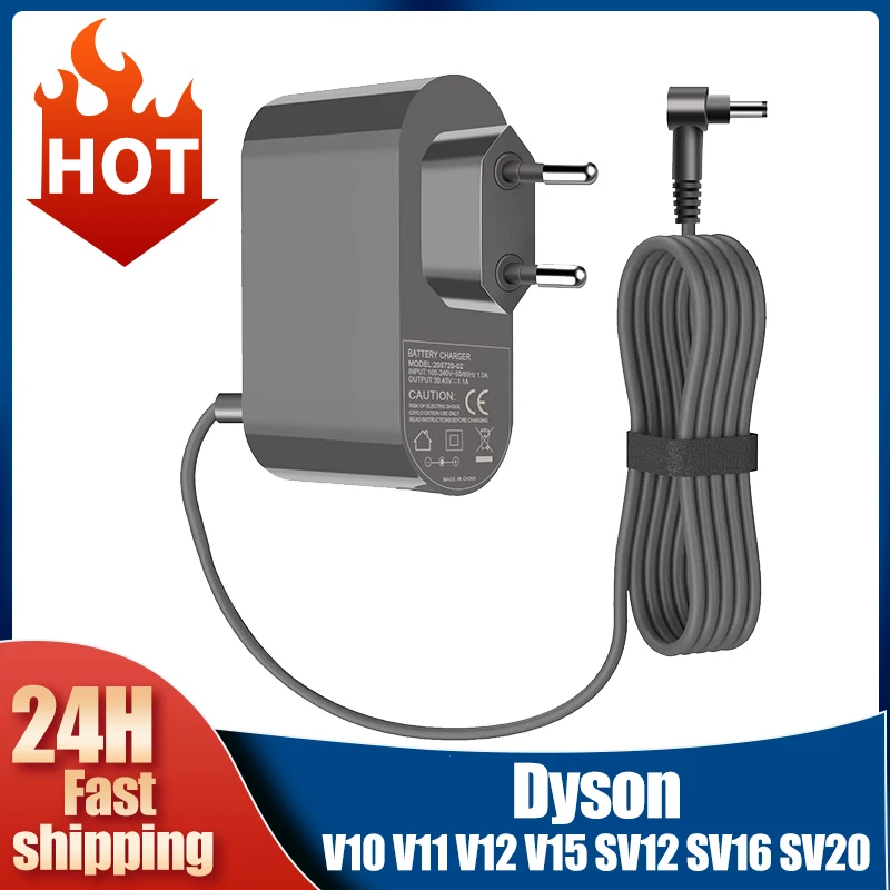

30.45V EU Plug Power Adapter Suitable For Dyson V10 V11 V12 V15 SV12 SV16 SV20 Vacuum Cleaner Battery Charger Power Supply Patr