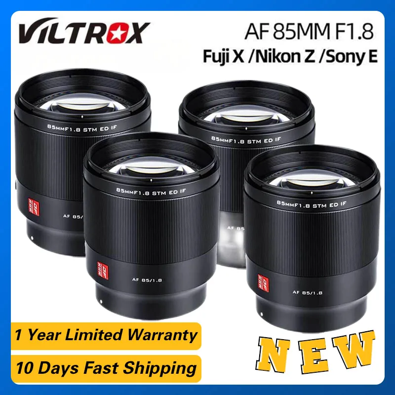 

VILTROX 85 мм F1.8 Nikon Z Fuji X Sony E Canon RF объектив с автофокусом портретный объектив с полной рамкой для Fujifilm XF Mount Z6 Z7Camera Lens