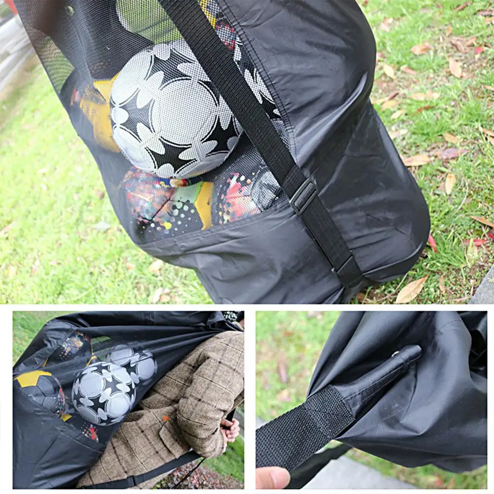

Football Storage Bag Portable Carrying Ball Bag Large Capacity Basketball Volleyball Carrying Sack Waterproof