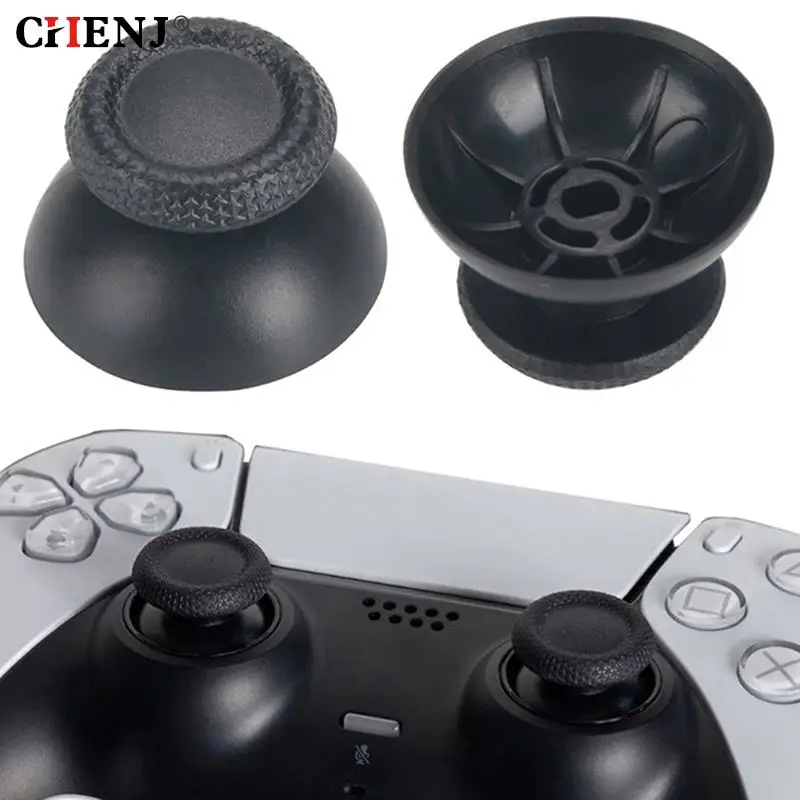 10 Pz Di Ricambio Joystick Pollice Stick Pollice Tappi Impugnatura Fungo Tappo Per Dualshock 5 Ps5/Ps5 Slim/Ps5 Pro Controller Nero