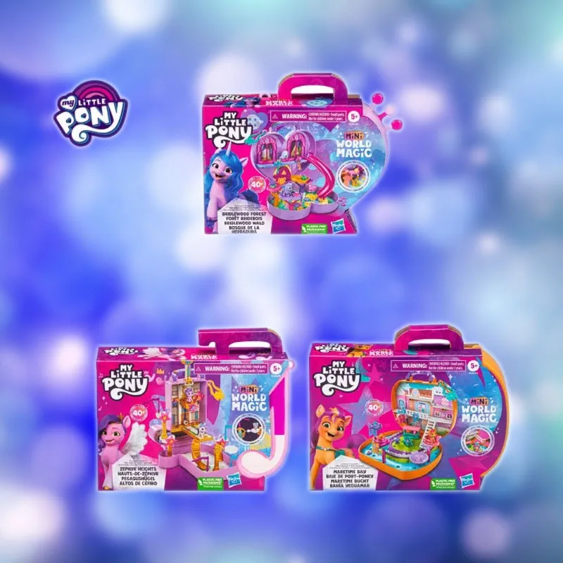 Y My Little Pony Mini World Magic Pipp Lzzy Sunny F3876 Regali Per Bambole Modello Giocattolo Figure Anime Raccogliere Ornamenti