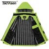 TACVASEN Spring Autumn Lightweight Jackets Mens Mesh Lined Waterproof Rain Jacket Outdoor Fishing Hiking Jacket Male Windbreaker 4