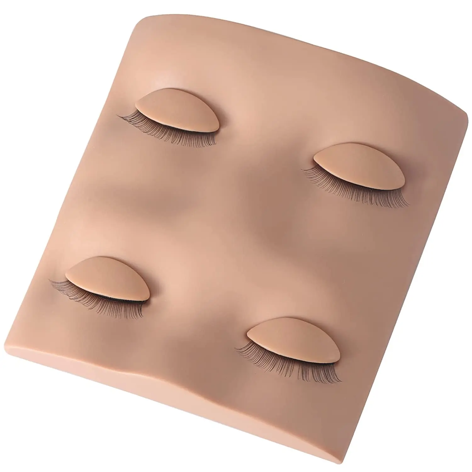 New Silicone Head Mannequin with Removable Eyes Practice Head Model For Eyelash Extension Training Mannequin Head