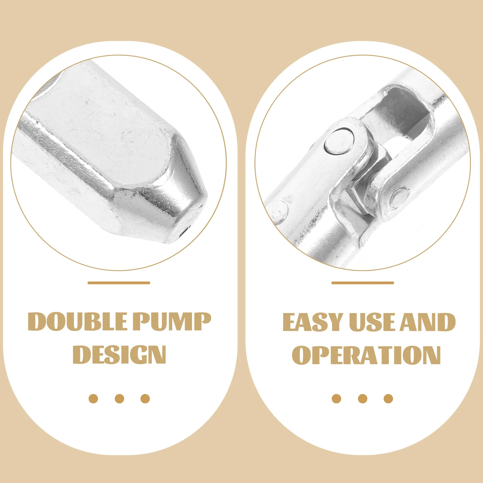 Jack Accessories Part for Drill Horizontal Direction Joint Trailer Steel Universal Shafts Supplies