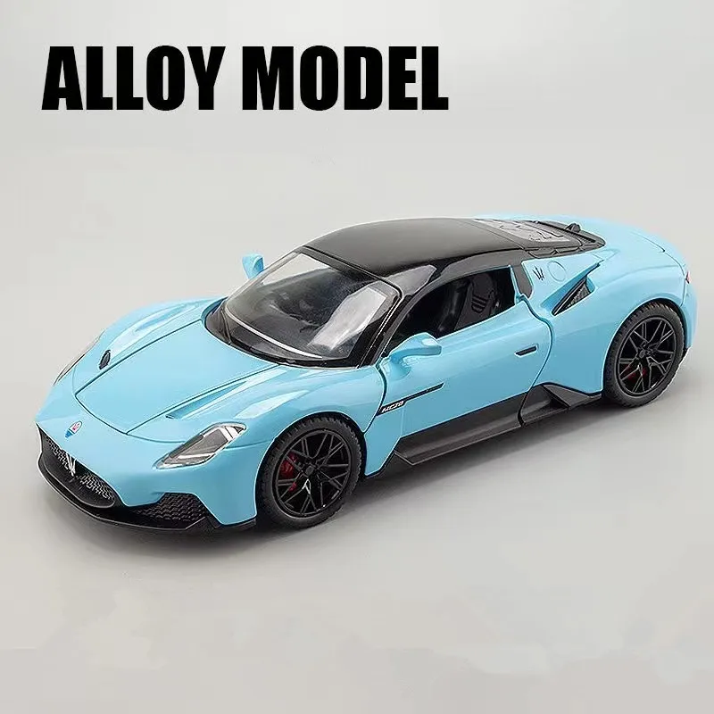 New 1:24 Maserati MC20 Supercar Alloy Car Model With Pull Back