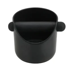 Shock - Absorbent Non - Slip Espresso Knock Box with Removable Knock Bar (Black)