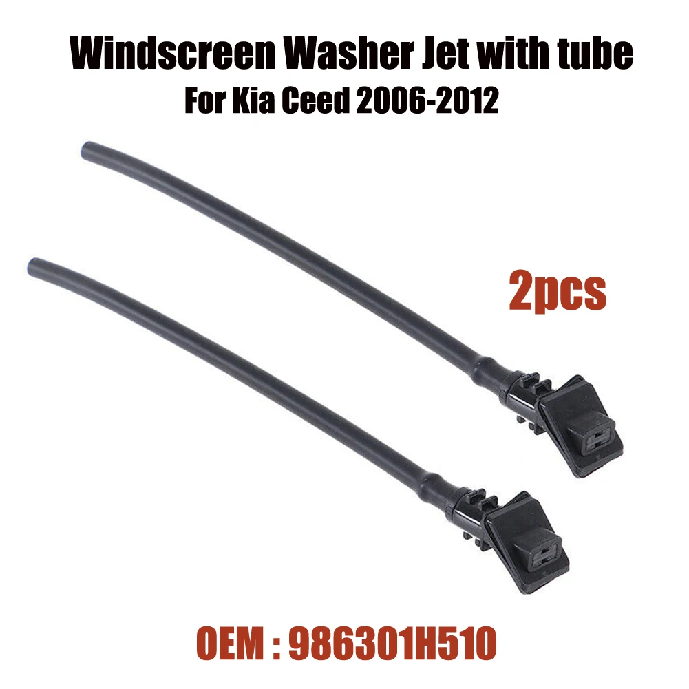 Windscreen Washer Jet With Tube Washer Nozzle 986301H510 For Kia Ceed