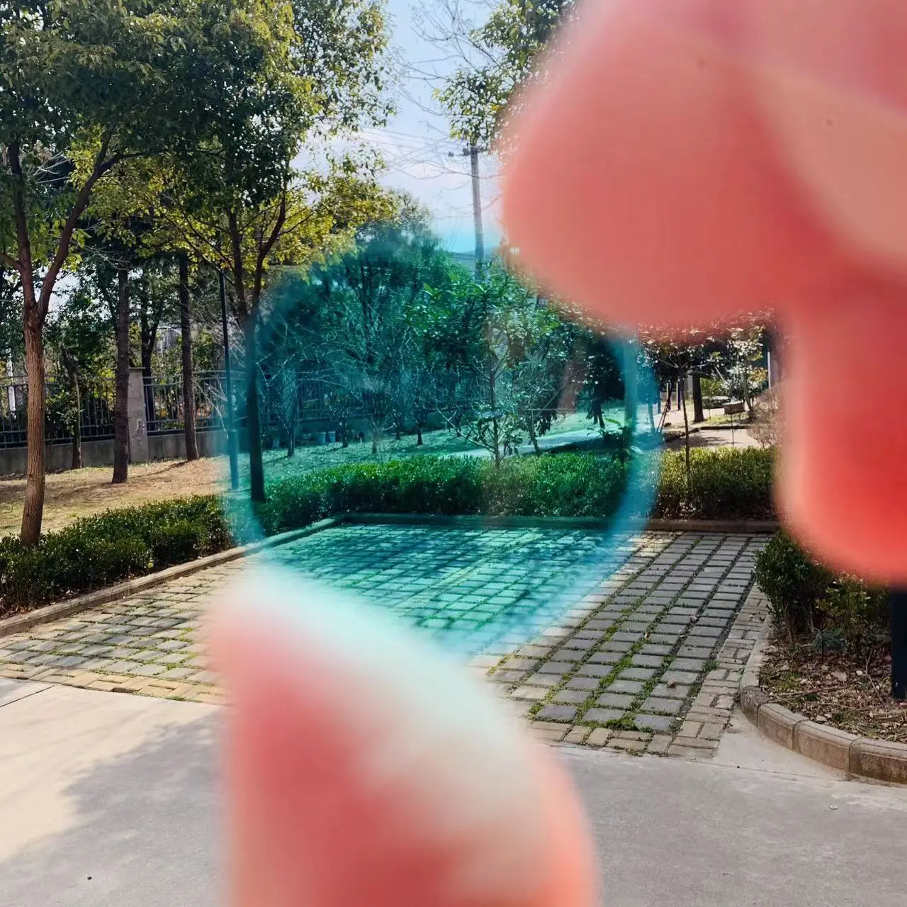 5개 총 크기 직경 49mm 및 2mm 두께 IR 컷 블루 필터 광학 유리 QB21