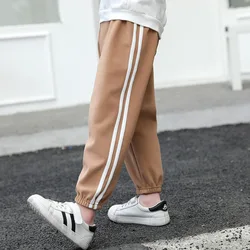 Crianças calças crianças plus velo esporte calças do bebê meninos meninas casuais bottoms primavera outono sweatpant calça longa adolescente roupas