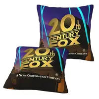20th Century Fox 2 pcs Square Pillowcase Pillow Cover Cushion Decor Comfort Throw Pillow for Home Living Room 1