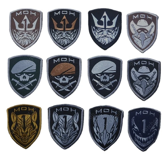 Parches militares de medalla de MOH, parche bordado táctico Airsoft,  insignias del Ejército de la Fuerza Especial SWAT para chaleco, chaquetas,  bordado DIY - AliExpress