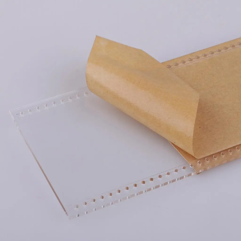 9pcs Acrylic Clear Template for Belt Waist Bag Holder Leathercraft Pattern