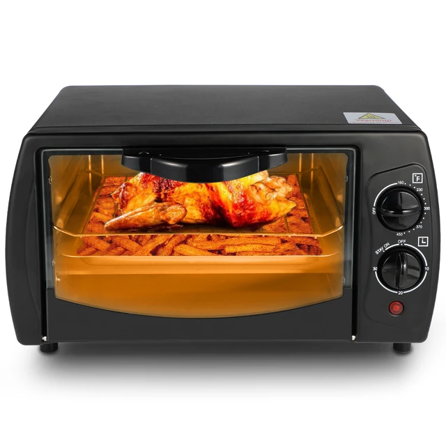 Crisp N Bake Air Fry Digital Toaster Oven, 9 Pizza or 4 Slices of Bread,  Gray - AliExpress