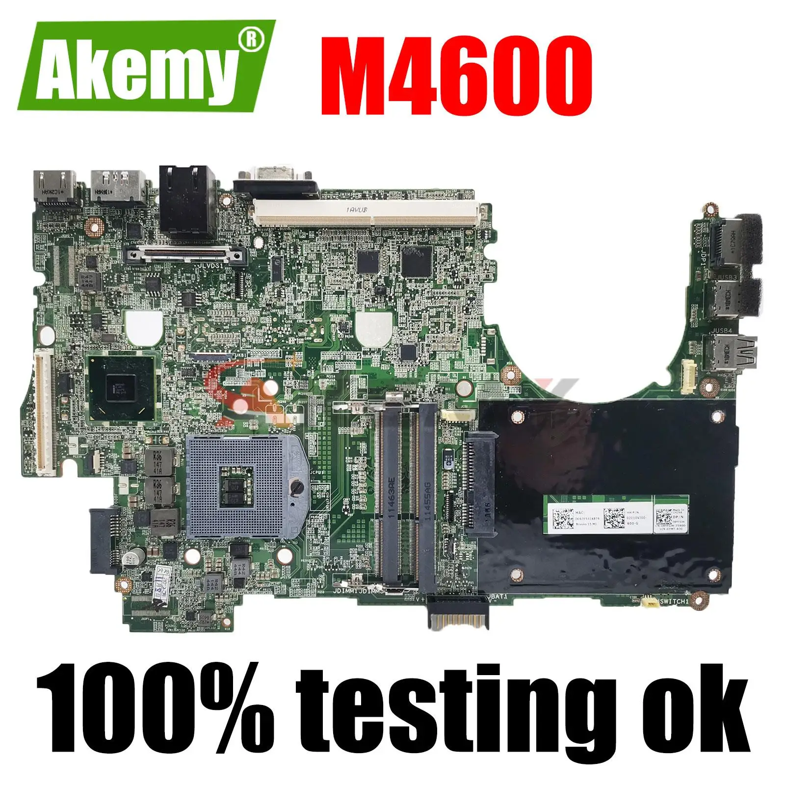 

Материнская плата для ноутбука DELL Precision M4600 8yfgw 08YFGW CN-08YFGW DDR3 QM67, 100% протестированная материнская плата