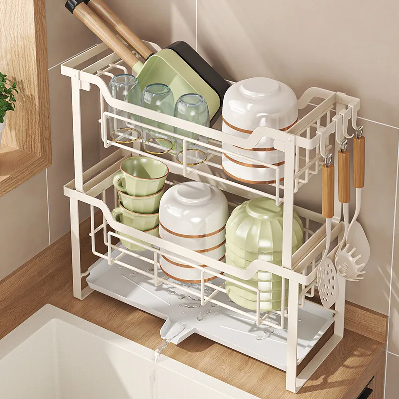 Kitchen Dish Drying Rack Ter Cutlery Storage Rack With Drain