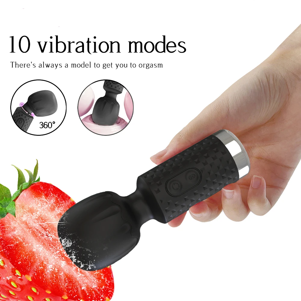 Mini Dildo AV Vibrator Sex Spielzeug für Erwachsene Frauen Vagina Klitoris Stimulator Zauberstab G-punkt Anal Massager Weibliche Masturbator