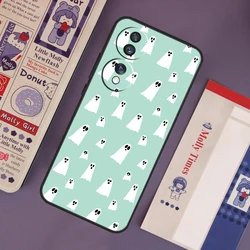 Adorable Halloween Ghost Bat Phone Case Cover for Honor X9 4G (XY777)