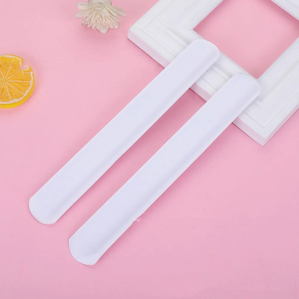 30 Pcs Whiteboard Blank Pure Ring Child Charm Bracelet Snap Bands Wrapping Paper Pvc Slap Wristband for Kids Bulk