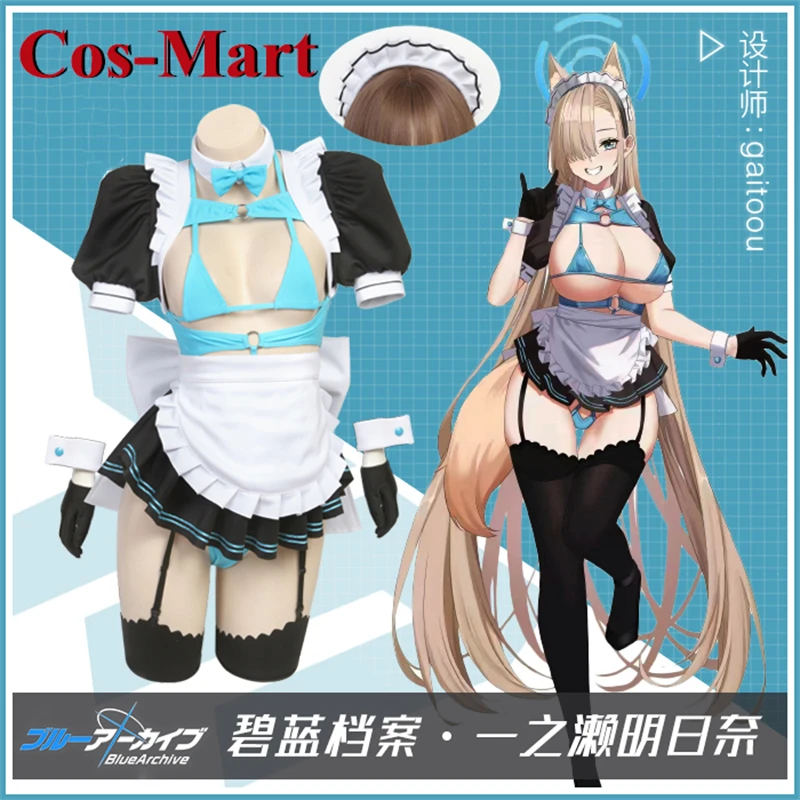 

Cos-Mart Game Blue Archive Itinose Asena Cosplay Costume Sweet Lovely JK Maid Uniform Female Activity Party Role Play Clothing