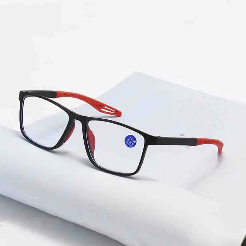 

Очки для коррекции зрения при близорукости, квадратные, с защитой от синего излучения, 1,0-4,0