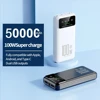 2025 NEW Xiaomi 50000mAh High Capacity 100W Fast Charging Power Bank Portable Charger Battery Pack Powerbank for iPhone Huawei 3